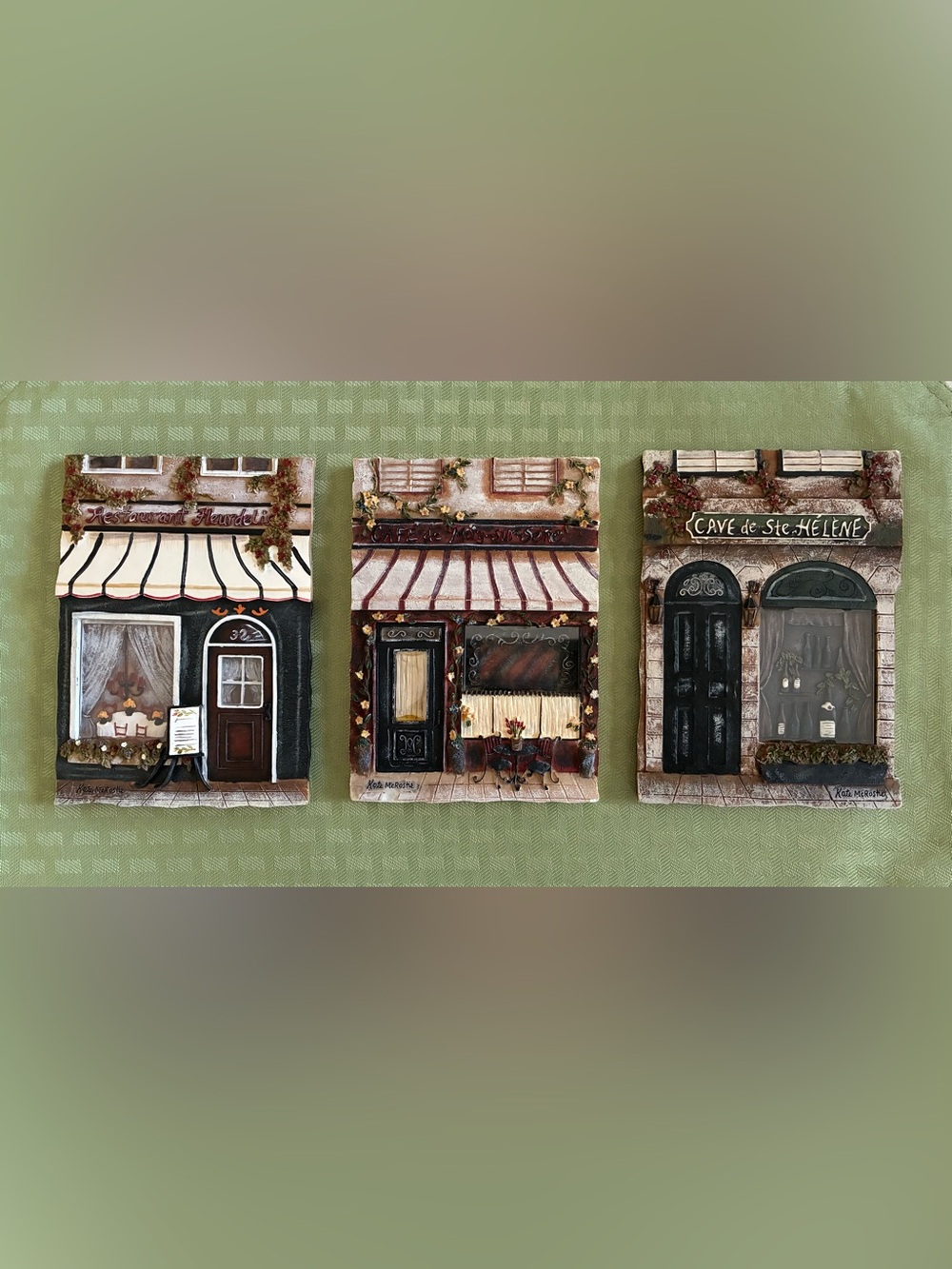 Italian Shops Theme Wall Plaques (3)